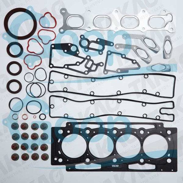 Junta Completa c/ Retentores (JG) - Citroen/Peugeot 2.0L 16V EW10J4 307,407,C4,Picasso Flex/Gasolina