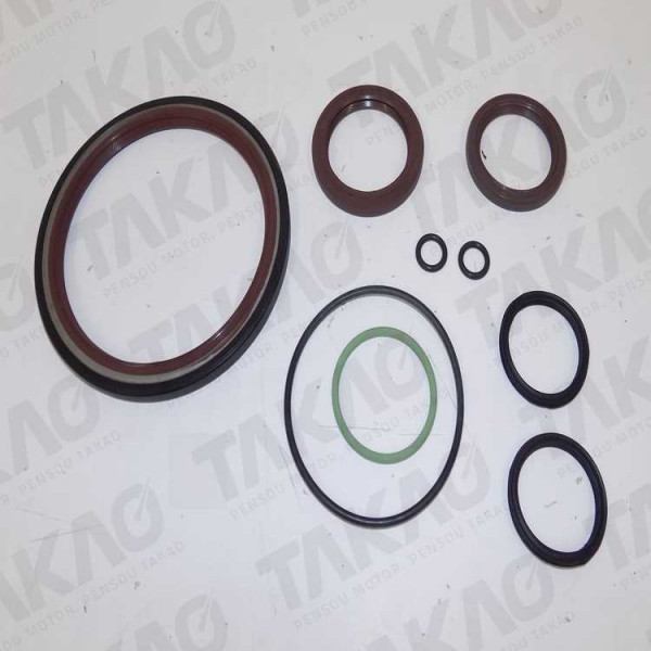 Junta Inferior c/ Retentores (JG) - Citroen/Peugeot 3.0L 24V V6 607, C5 Bloco ES9J4S após 0 Gasolina