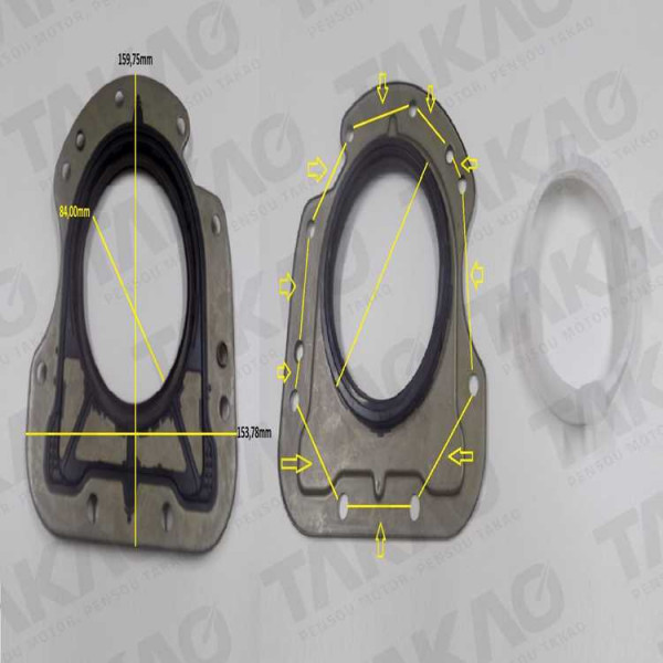 Retentor Traseiro - Citroen 1.2L 12V EB2 C3 Após 16