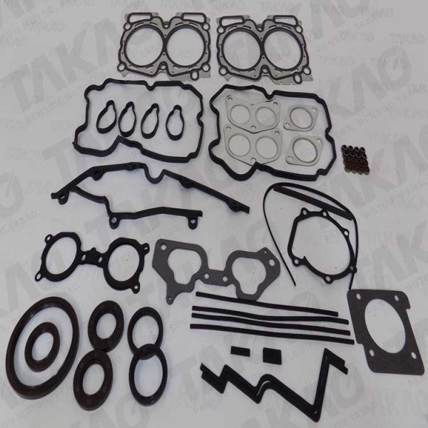 Junta Completa c/ Retentores (JG) - Subaru 2.5L 16V DOHC EJ255 Forester após 04 Gasolina