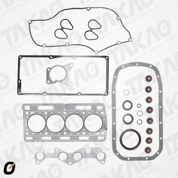 Junta Completa c/ Retentores (JG)-1.0/1.2L 8V D7D/F Clio, Tw