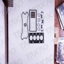 Junta Superior c/ Retentor (JG)-1.0L 16V 7LZ,Kangoo Twingo