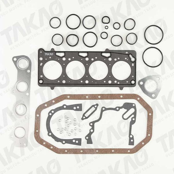 Junta Completa s/ Retentores (JG) - Volkswagen 1.0L 8V L4 Power/VHT Fox, Gol G5, Parati Voyage Flex/Gasolina