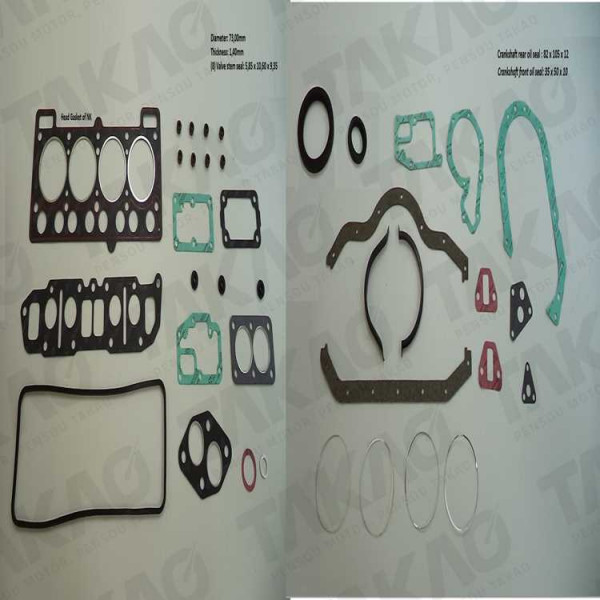 Junta Completa c/ Retentores (JG) - Ford/Volkswagen 1.0L 8V L4 SOHC AE Escort 91 até 96 Gol Carburado/Inj.