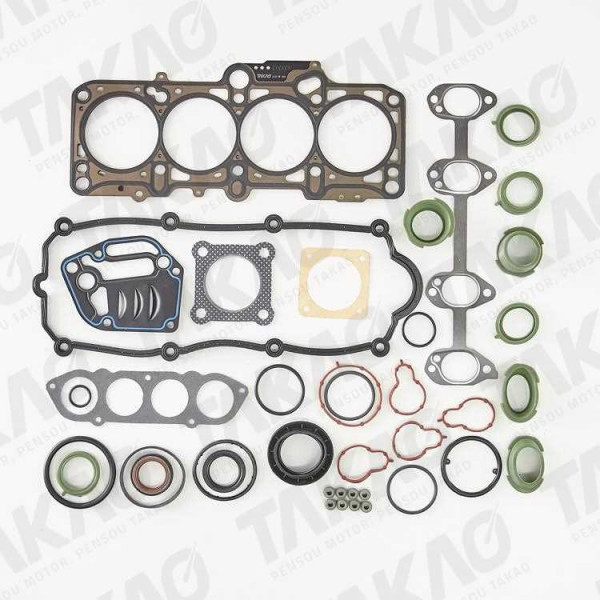 Junta Completa s/ Retentor Traseiro (JG) - Volkswagen 2.0L 8V Jetta,Golf,Polo Flex/Gasolina