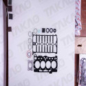 Junta Superior c/ Retentor (JG) - Volkswagen 1.6L 16V DOHC CNXA Gol Rally Saveiro Cross