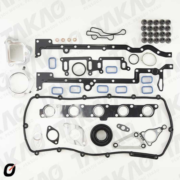 Junta Completa s/ Cabecote s/ Retentor Traseiro (JG) - Ford/Troller 3.2L 20V L5 SA2TD Ranger,Troller  Após 12