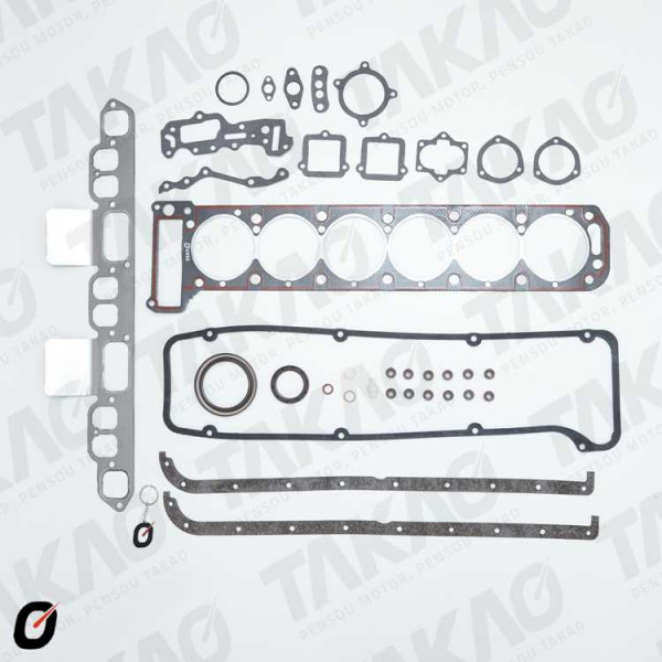 Junta Completa c/ Retentores (JG) - Opel 3.0L 12V L6 SOHC Omega  92 até 94 Gasolina