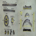 Kit de Corrente - Nissan 2.5L 16V YD25 DOHC Pathfinder, Frontier Diesel