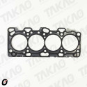 Junta de Cabeçote - Mitsubishi 2.4L 16V 4G64 L200 Triton após 13 Flex