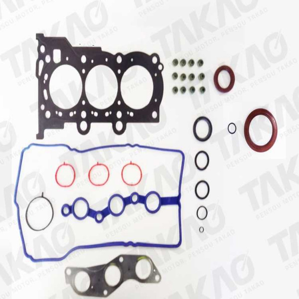 Junta Completa c/ Retentores (JG)-1.0L 12V L3 HB20 Picanto a