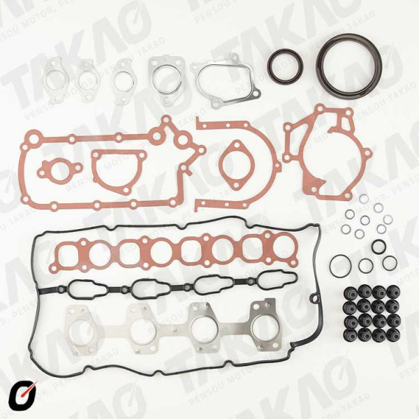 Junta Completa s/ Cabecote c/ Retentor (JG) - Hyundai/Kia 2.5L 16V DOHC D4CB Sorento CRDI após 02 Diesel