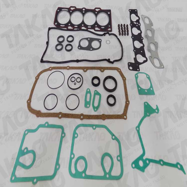Junta Completa s/ Retentor Traseiro (JG) - Fiat 1.8L 16V DOHC Brava 00 até 03 Marea após 00