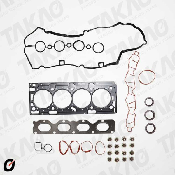 Junta Completa s/ Retentor Traseiro (JG)-1.6/1.8L 16V DOHC C