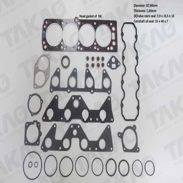 Junta Superior c/ Retentor JG GM 2.0/2.2L 8V SOHC Astra