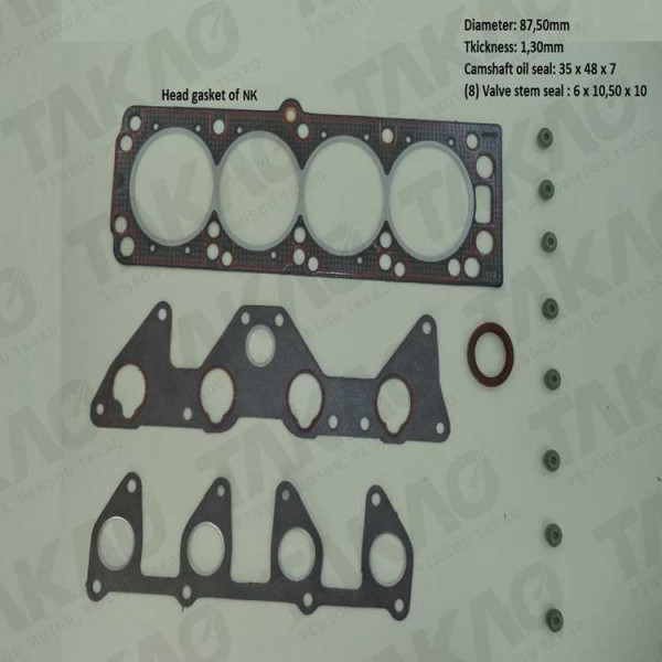 Junta Superior c/ Retentor JG GM 2.4L 8V SOHC Blazer