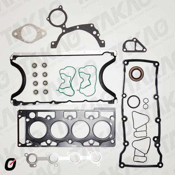 Junta Completa s/ Retentor Traseiro (JG)-1.0L 8V L4 SOHC Zet