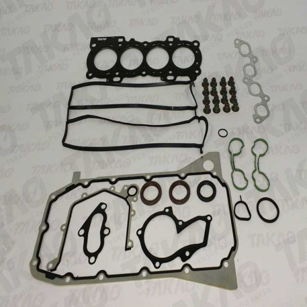 Junta Completa s/ Retentor Traseiro (JG) - Ford 1.4L 16V DOHC Courier, Fiesta Gasolina