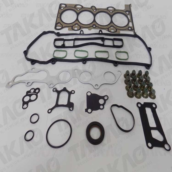 Junta Completa s/ Retentor Traseiro (JG) - Ford 2.0/2.3L 16V Duratec Mondeo, Ranger Gasolina
