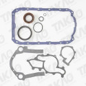 Junta Inferior c/ Retentores (JG) - Ford 3.0L 12V V6 OHV Aerostar, Ranger Taurus, Probe
