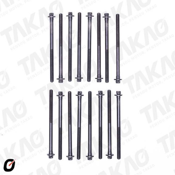 Parafuso de Cabeçote (JG) - Mercedes-Benz 3.0/3.5L 24V V6 CLS350,E350,GLK280 GLK300, ML350